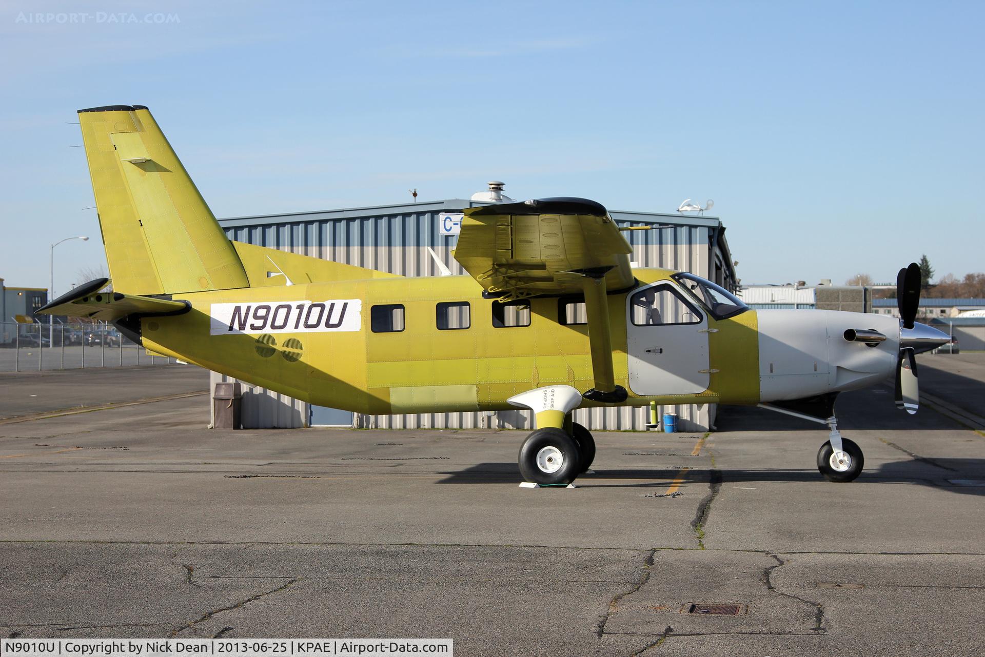 N9010U, 2013 Quest Kodiak 100 C/N 100-0090, KPAE/PAE Yet another Kodiak arrives at Sunquest Air Specialties for paint.