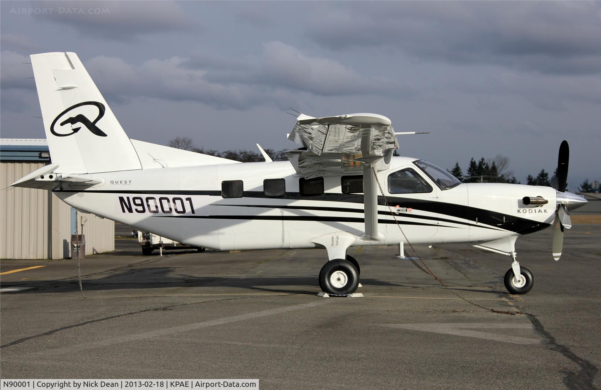 N90001, 2013 Quest Kodiak 100 C/N 100-0087, KPAE/PAE