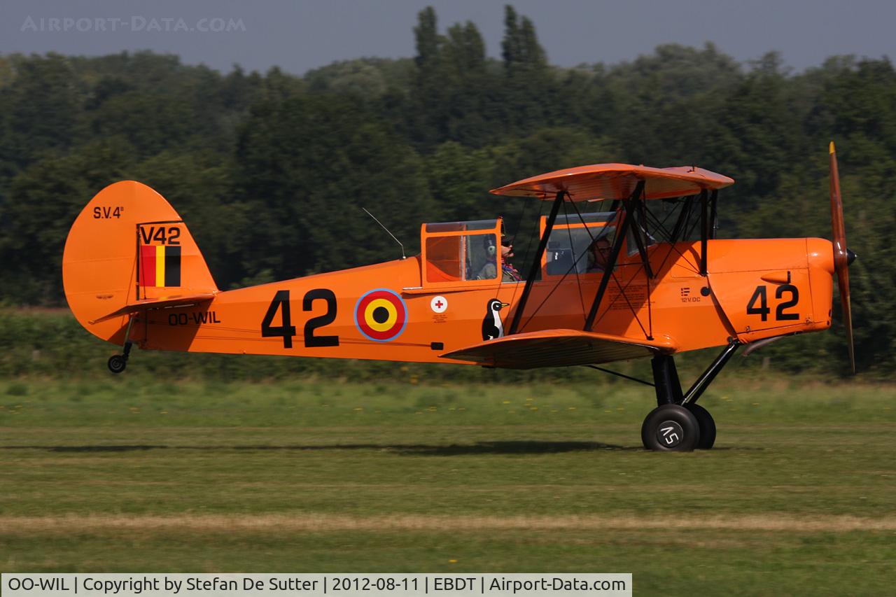 OO-WIL, Stampe-Vertongen SV-4B C/N 1184, Schaffen Fly In 2012.