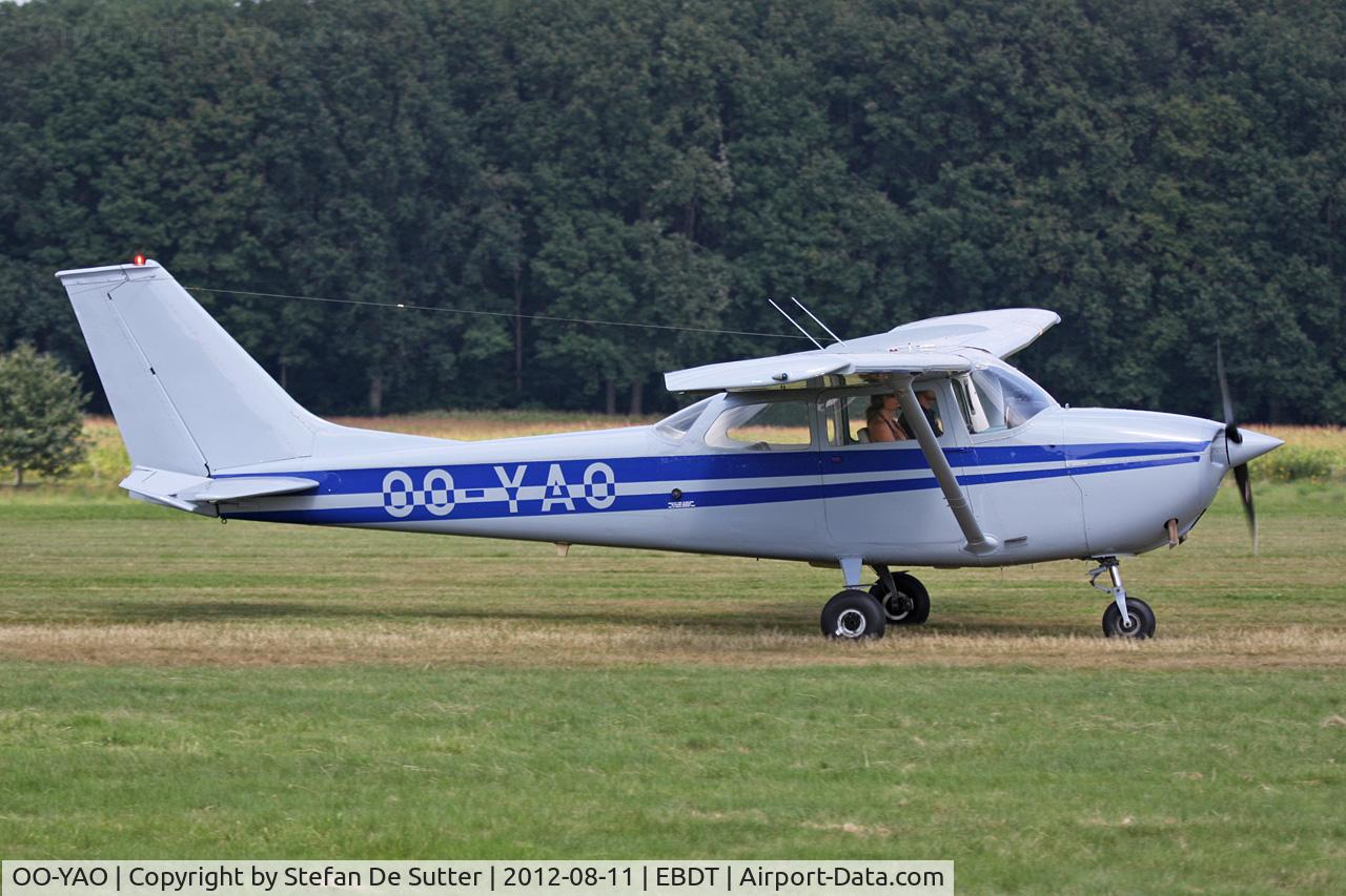 OO-YAO, 1970 Reims F172H Robertson Stol Conversion Skyhawk C/N 0695, Schaffen Fly In 2012.
