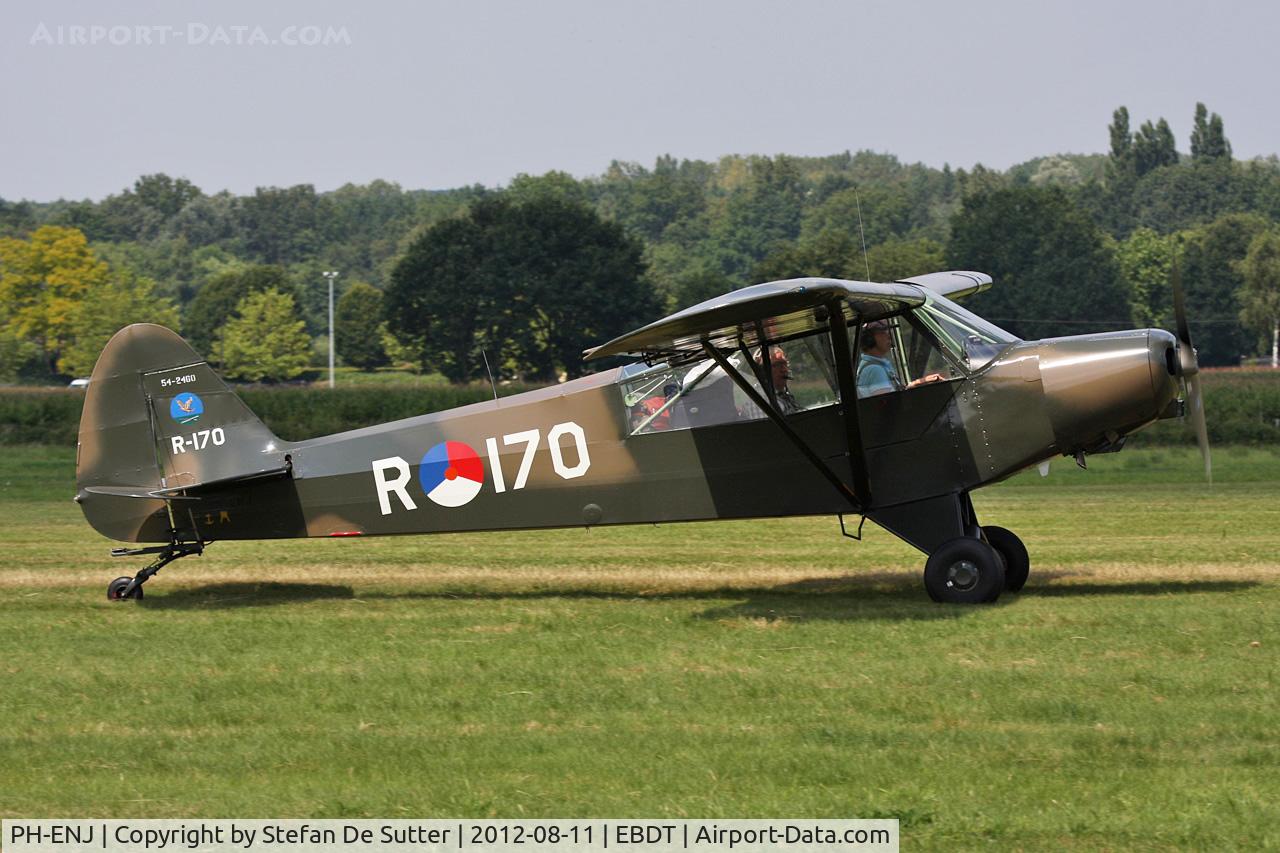 PH-ENJ, 1952 Piper L-21B Super Cub C/N 18-2540, Schaffen Fly In 2012.