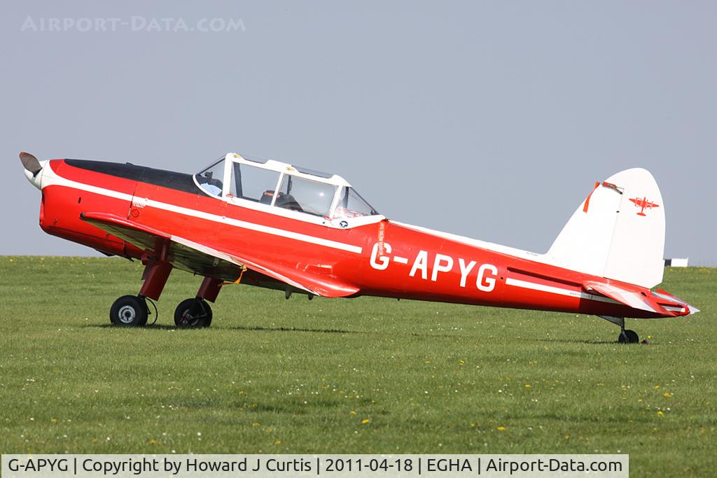 G-APYG, 1950 De Havilland DHC-1 Chipmunk T.10 C/N C1/0060, Privately owned.