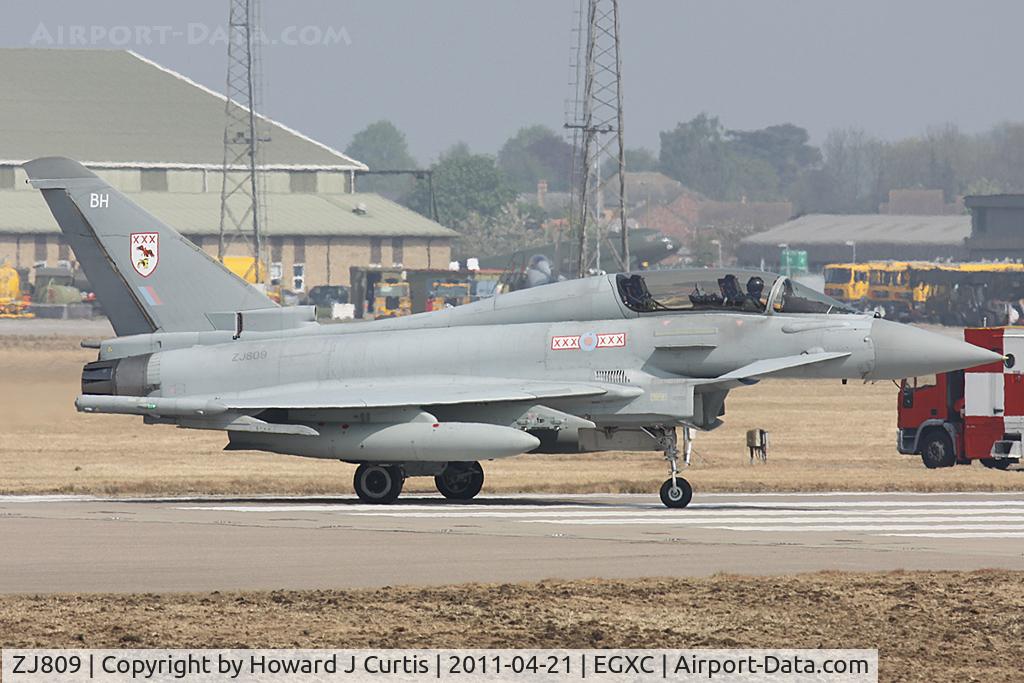 ZJ809, Eurofighter EF-2000 Typhoon T1 C/N 0032/BT010, Typhoon T3. BH/29 Squadron.