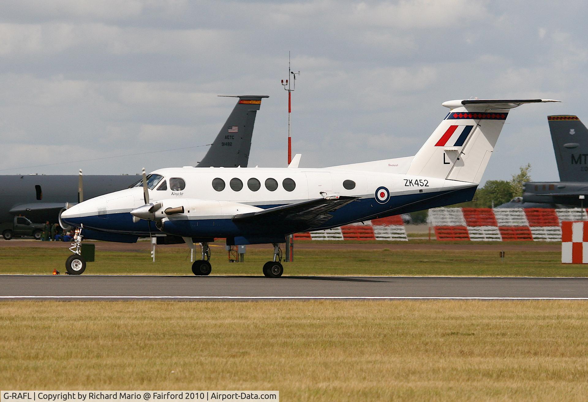 G-RAFL, 2003 Raytheon B200 King Air C/N BB-1832, Fairford 2010
