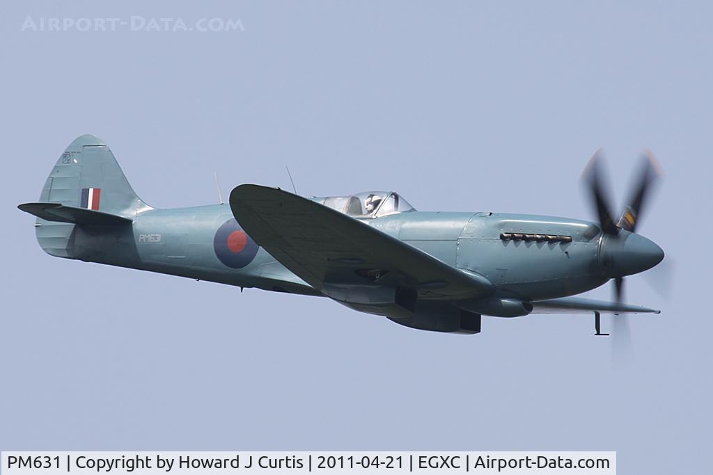 PM631, 1945 Supermarine 389 Spitfire PR.XIX C/N 6S/683528, BBMF.