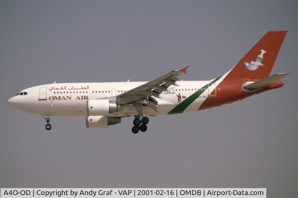 A4O-OD, 1992 Airbus A310-325 C/N 642, Oman Air A310-300