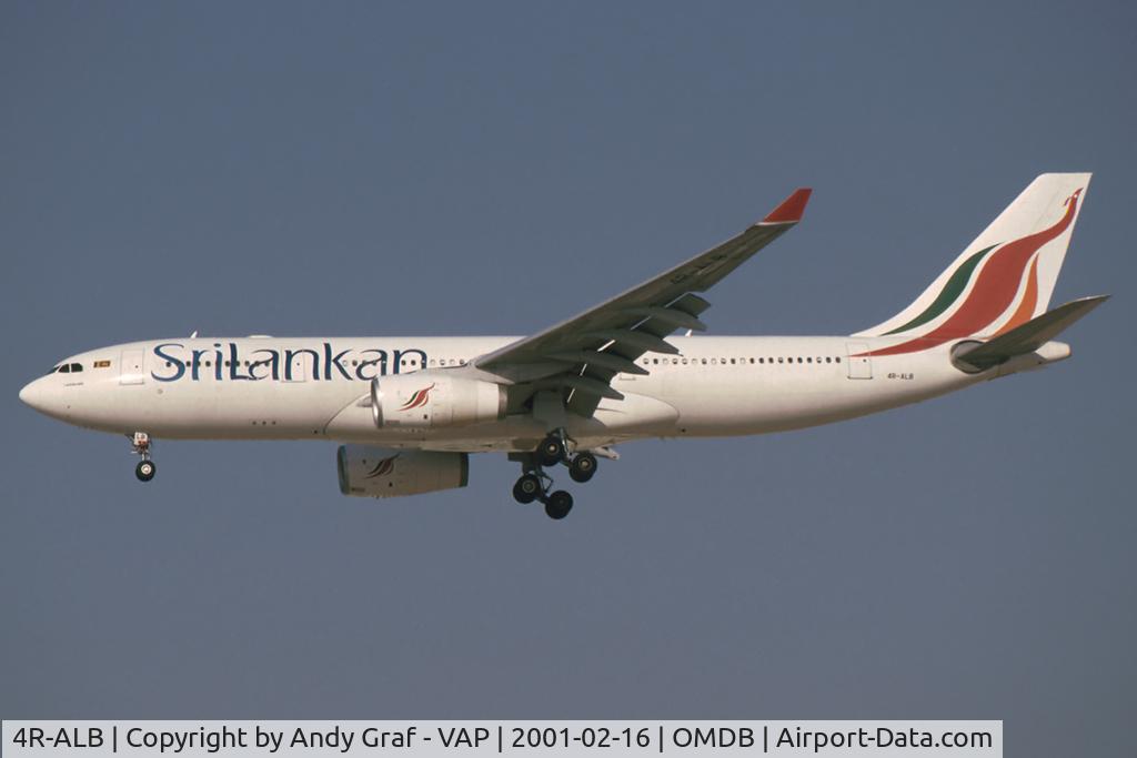 4R-ALB, 1999 Airbus A330-243 C/N 306, SriLankan A330-200