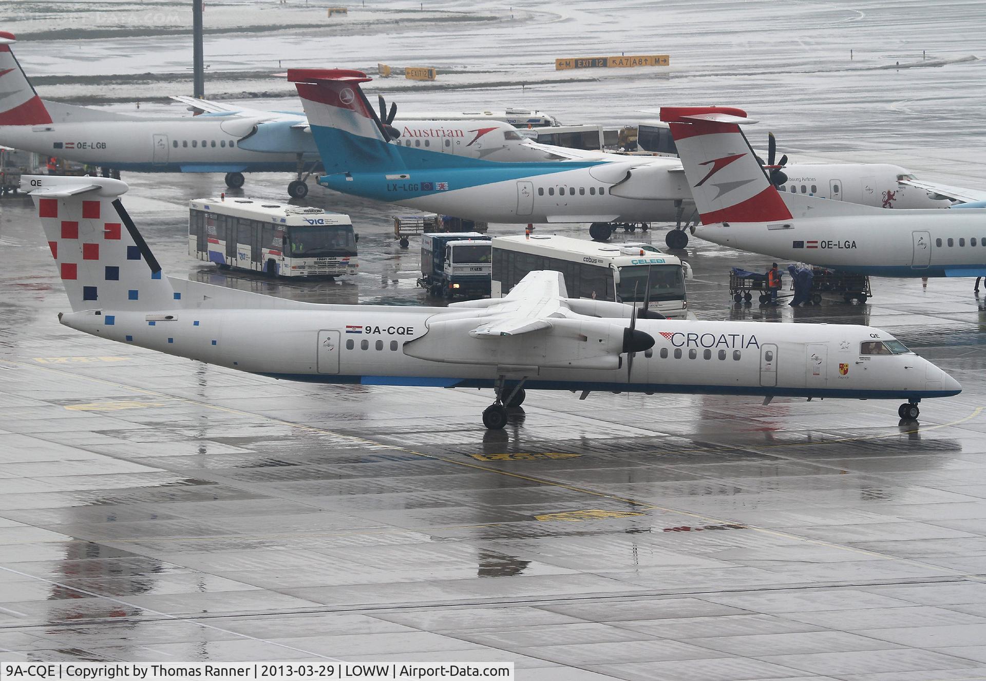 9A-CQE, 2010 De Havilland Canada DHC-8-402Q Dash 8 C/N 4300, Croatia Airlines DHC-8