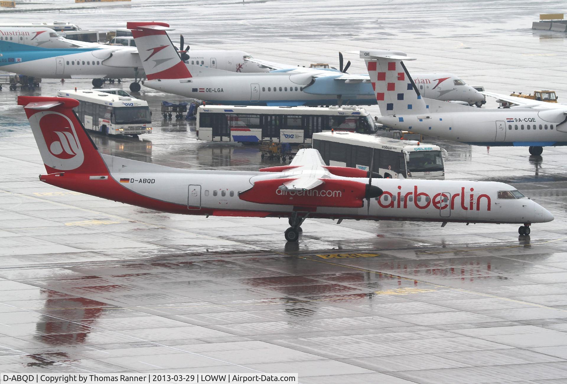 D-ABQD, 2009 De Havilland Canada DHC-8-402Q Dash 8 C/N 4234, Air Berlin DHC-8
