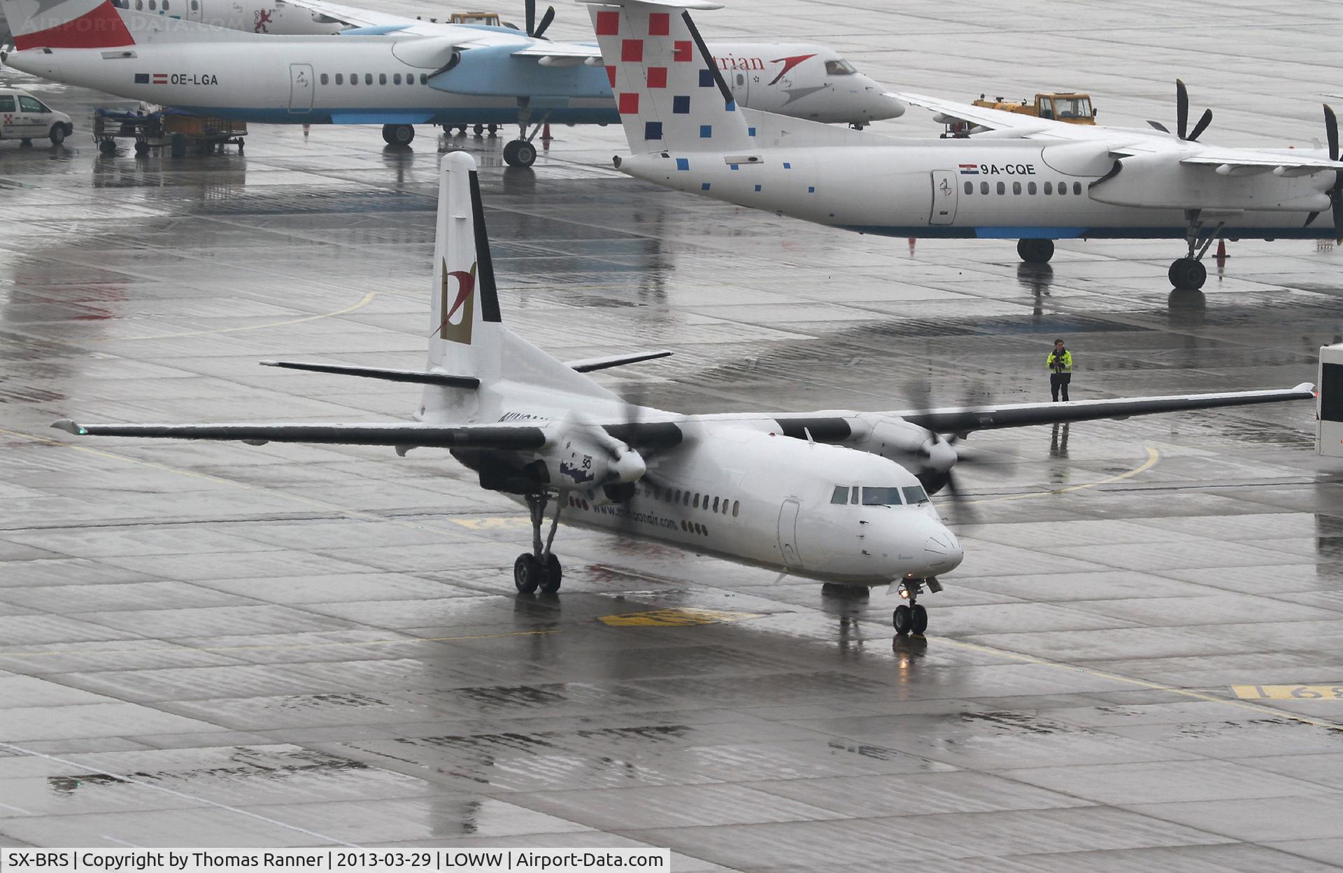 SX-BRS, 1990 Fokker 50 C/N 20206, Minoan Air Fokker 50