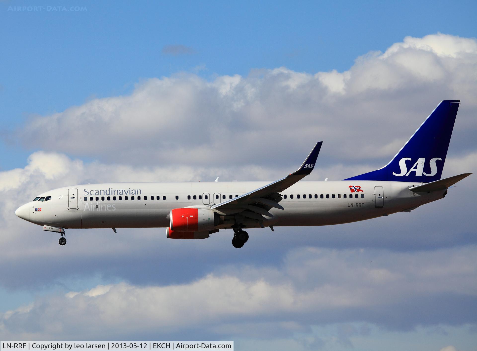 LN-RRF, 2008 Boeing 737-85P C/N 35707, APP to R-22L Copenhagen Kastrup 12.3.13
