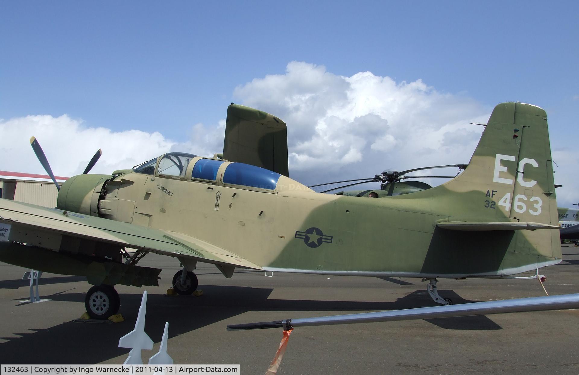 132463, Douglas A-1E Skyraider C/N 9480, Douglas AD-5 (A-1E) Skyraider at the Aerospace Museum of California, Sacramento CA