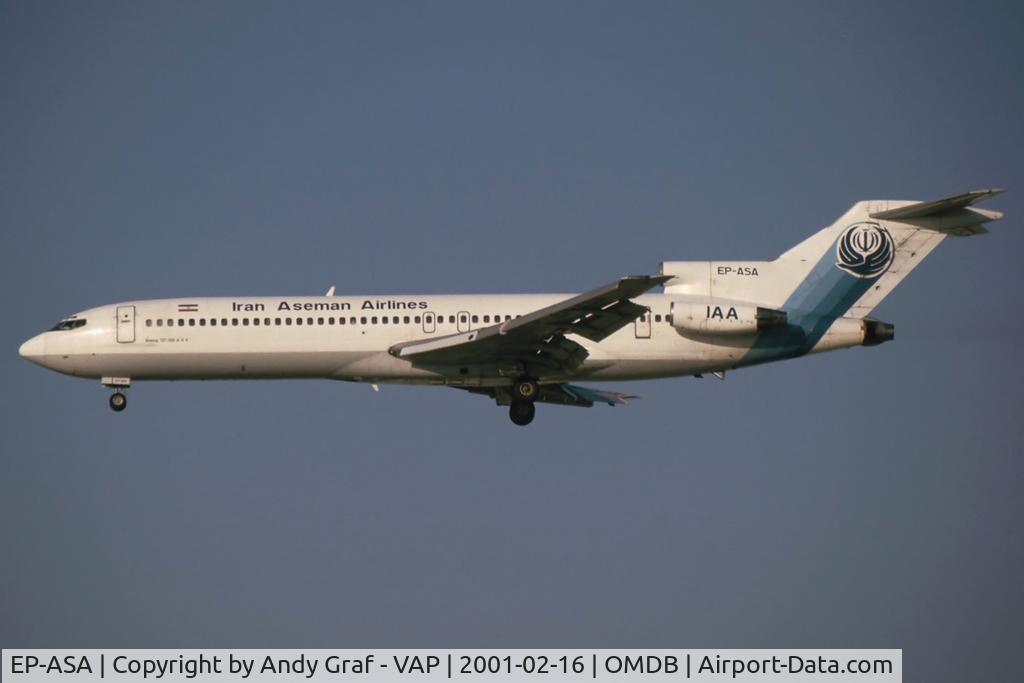 EP-ASA, 1980 Boeing 727-228 C/N 22081, Iran Aseman Airlines 727-200