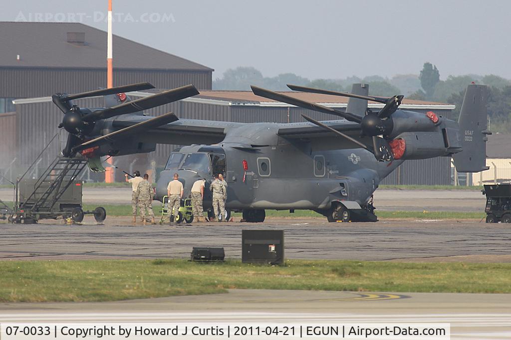 07-0033, Bell-Boeing CV-22B Osprey C/N D1014, USAF.