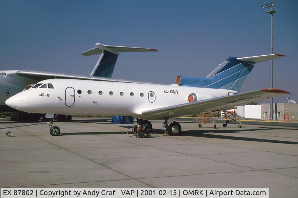 EX-87802, 1974 Yakovlev Yak-40 C/N 9411333, Centrafricain Airlines Y40