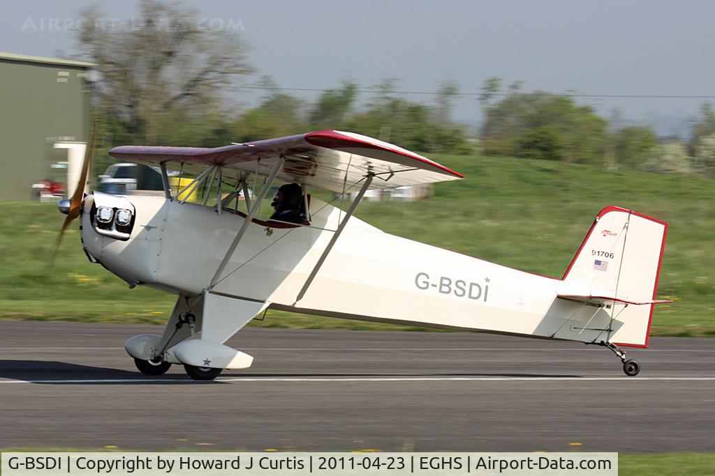 G-BSDI, 1981 Corben Junior Ace Model E C/N 3961, Privately owned. At the Fly-In.