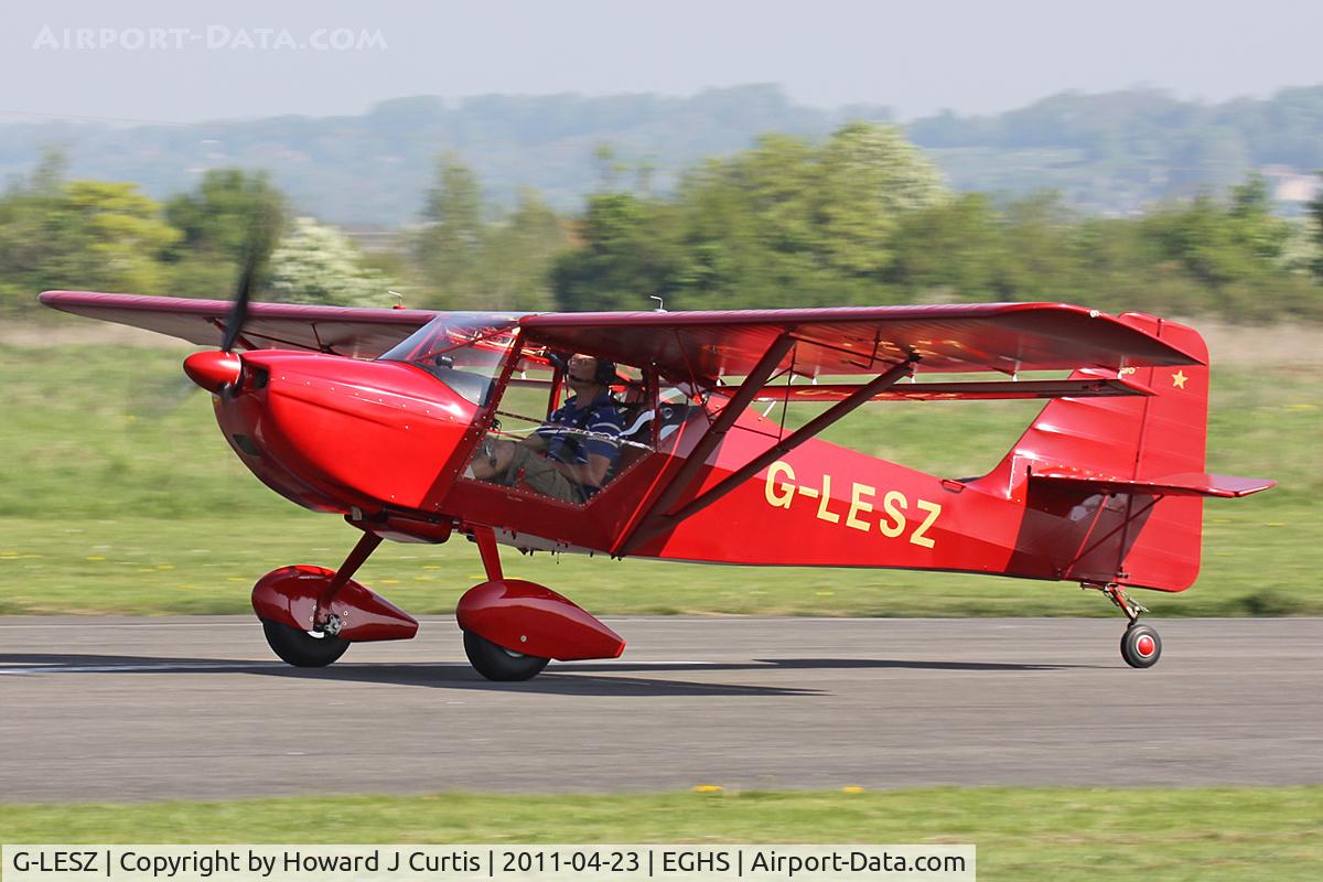 G-LESZ, 2003 Skystar Kitfox Series 5 C/N PFA 172C-12822, Privately owned. At the Fly-In.