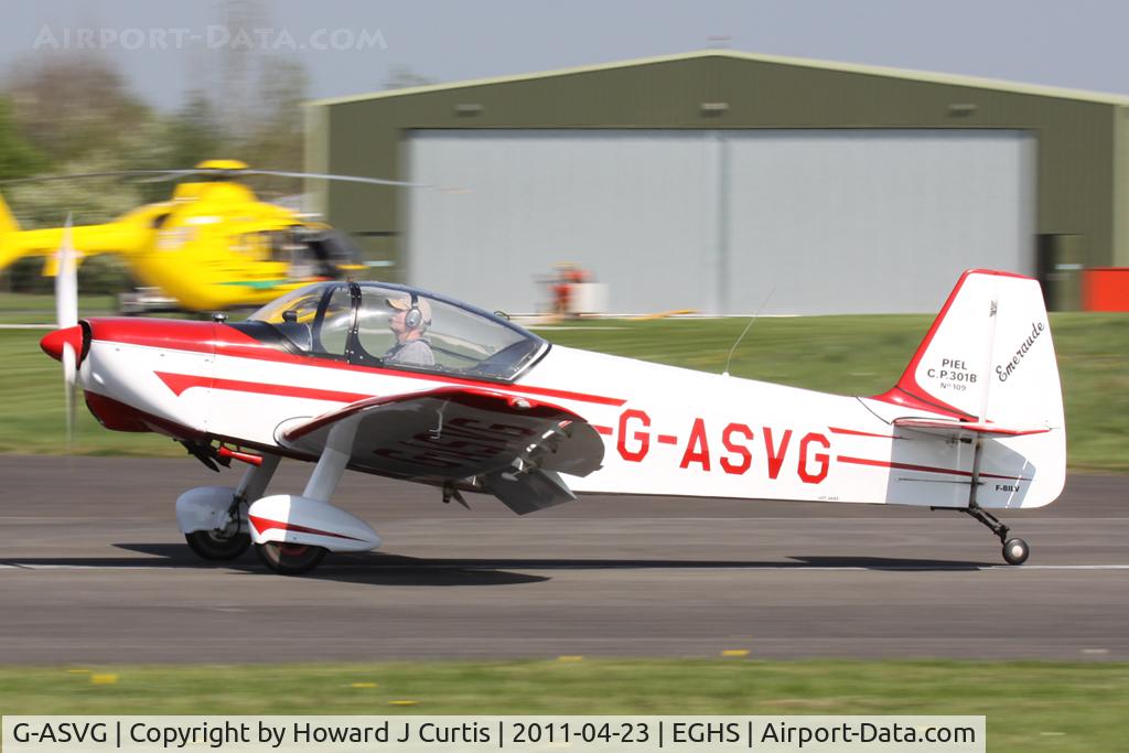G-ASVG, 1958 Piel CP-301B Emeraude C/N 109, Privately owned. At the Fly-In.