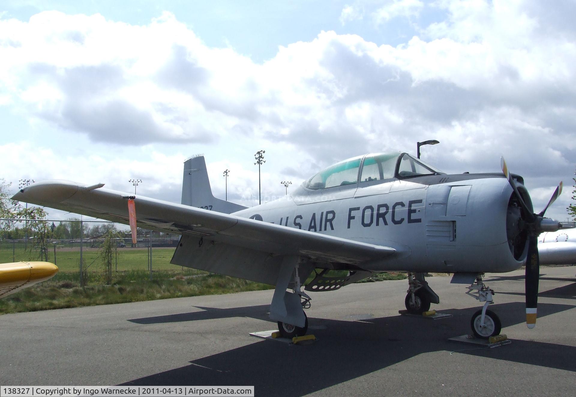 138327, North American T-28B Trojan C/N 200-398, North American T-28B Trojan at the Aerospace Museum of California, Sacramento CA