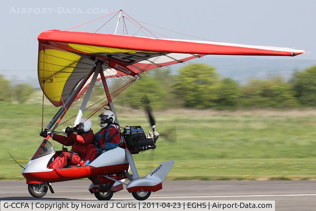G-CCFA, 2004 Air Creation Kiss 400-582(1) C/N BMAA/HB/282, Privately owned. At the Fly-In.