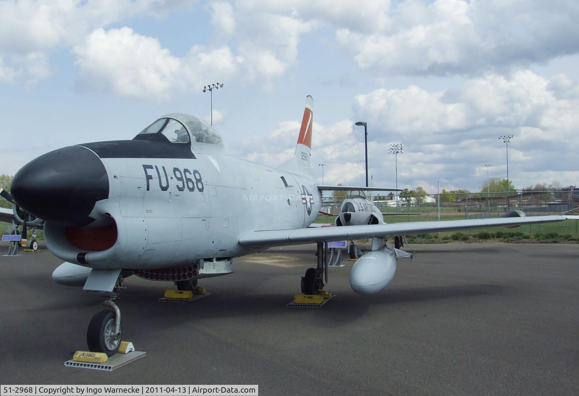 51-2968, 1951 North American F-86L Sabre C/N 177-25, North American F-86L Sabre at the Aerospace Museum of California, Sacramento CA