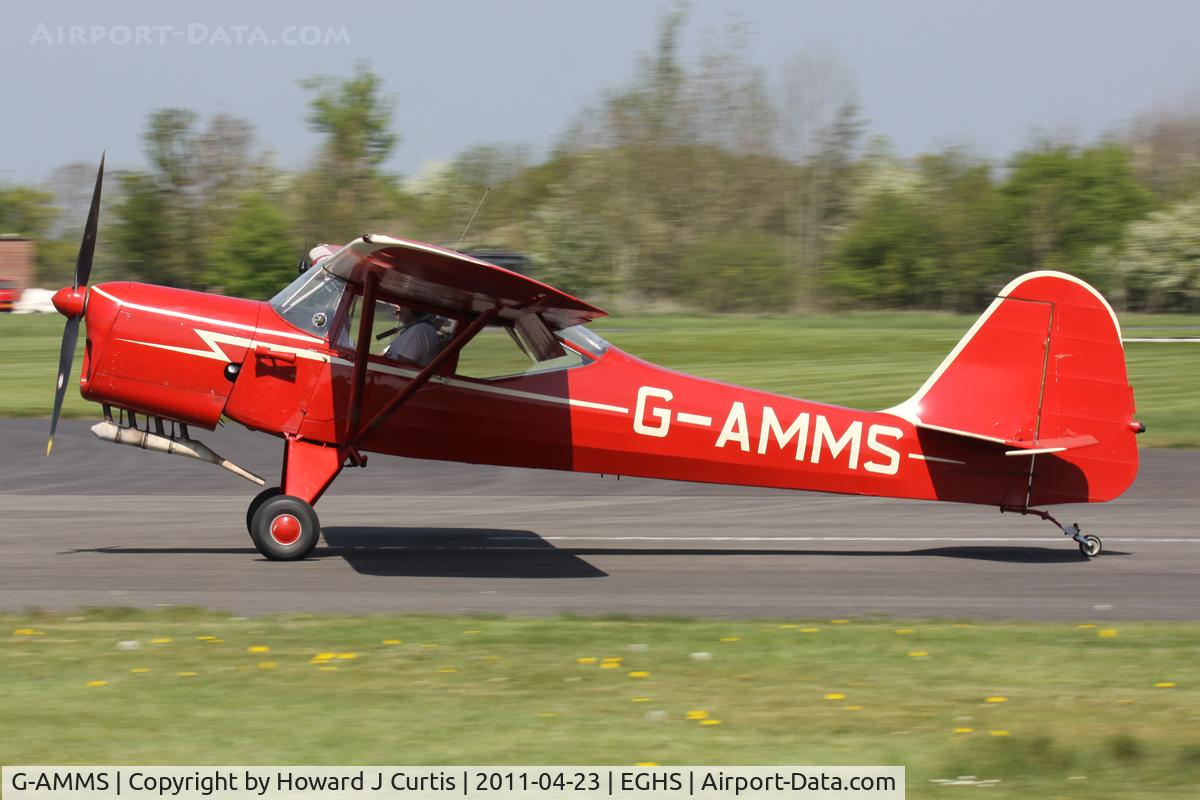 G-AMMS, 1951 Auster J-5K Aiglet Trainer C/N 2745, Privately owned. At the Fly-In.