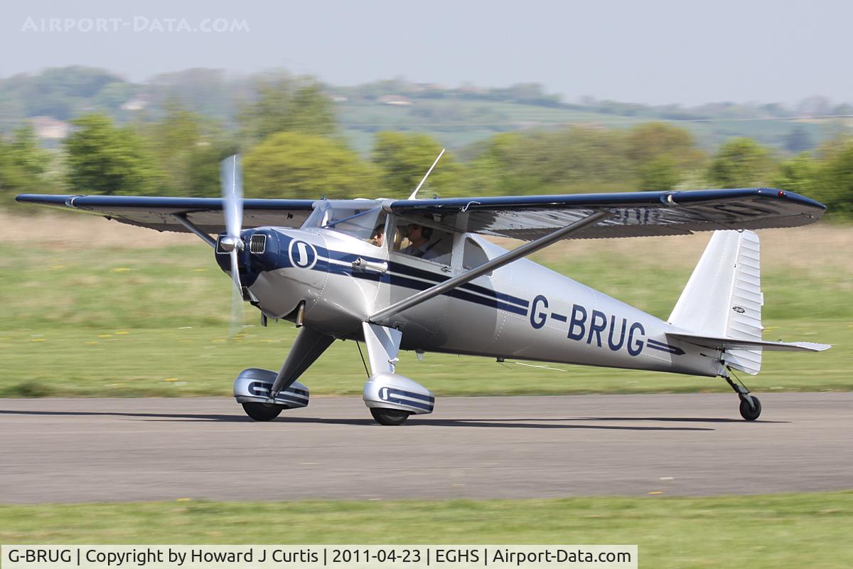 G-BRUG, 1946 Luscombe 8E Silvaire C/N 4462, Privately owned. At the Fly-In.