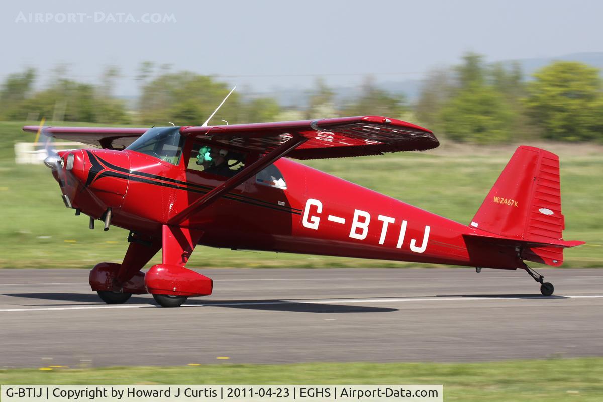 G-BTIJ, 1947 Luscombe 8E Silvaire C/N 5194, Privately owned. At the Fly-In.