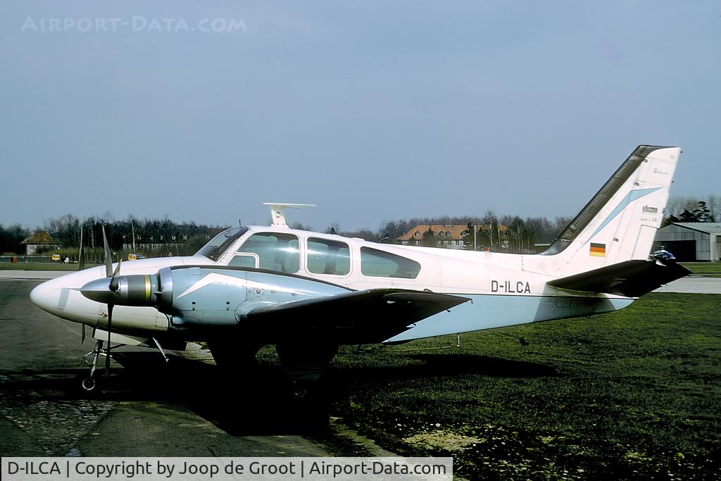 D-ILCA, 1964 Beech-SFERMA 60A Marquis C/N 26, aircraft was w/o on 3-6-1976. Picture from the G.Bouma collection.
