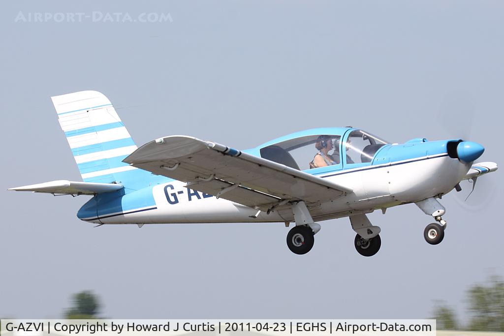 G-AZVI, 1972 Morane-Saulnier MS.892A Rallye Commodore 150 C/N 12039, Privately owned. At the Fly-In. A resident here.
