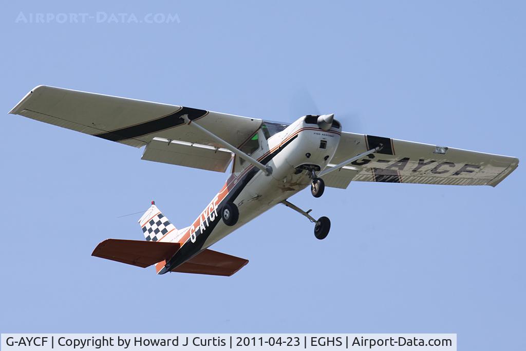 G-AYCF, 1970 Reims FA150K Aerobat C/N 0055, Privately owned. At the Fly-In.