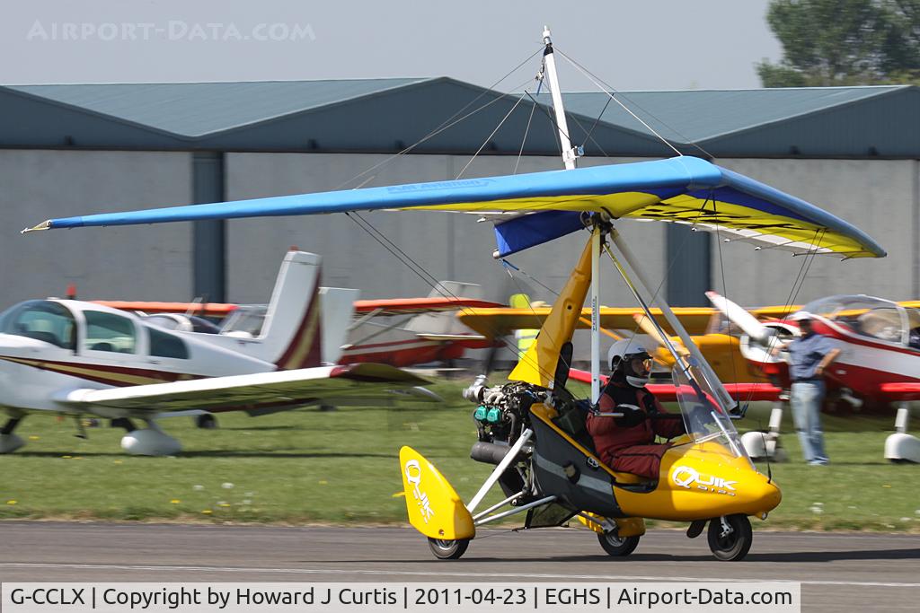 G-CCLX, 2003 Mainair Pegasus Quik 912S C/N 7996, Privately owned. At the Fly-In.