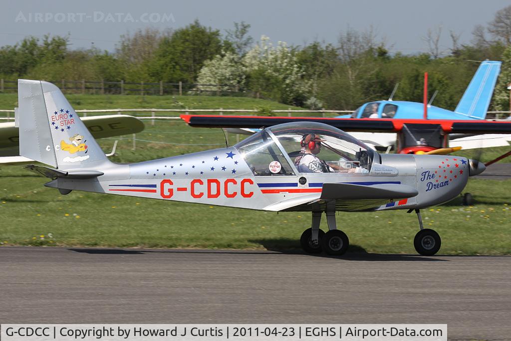 G-CDCC, 2004 Aerotechnik EV-97A Eurostar C/N PFA 315A-14262, Privately owned. At the Fly-In.