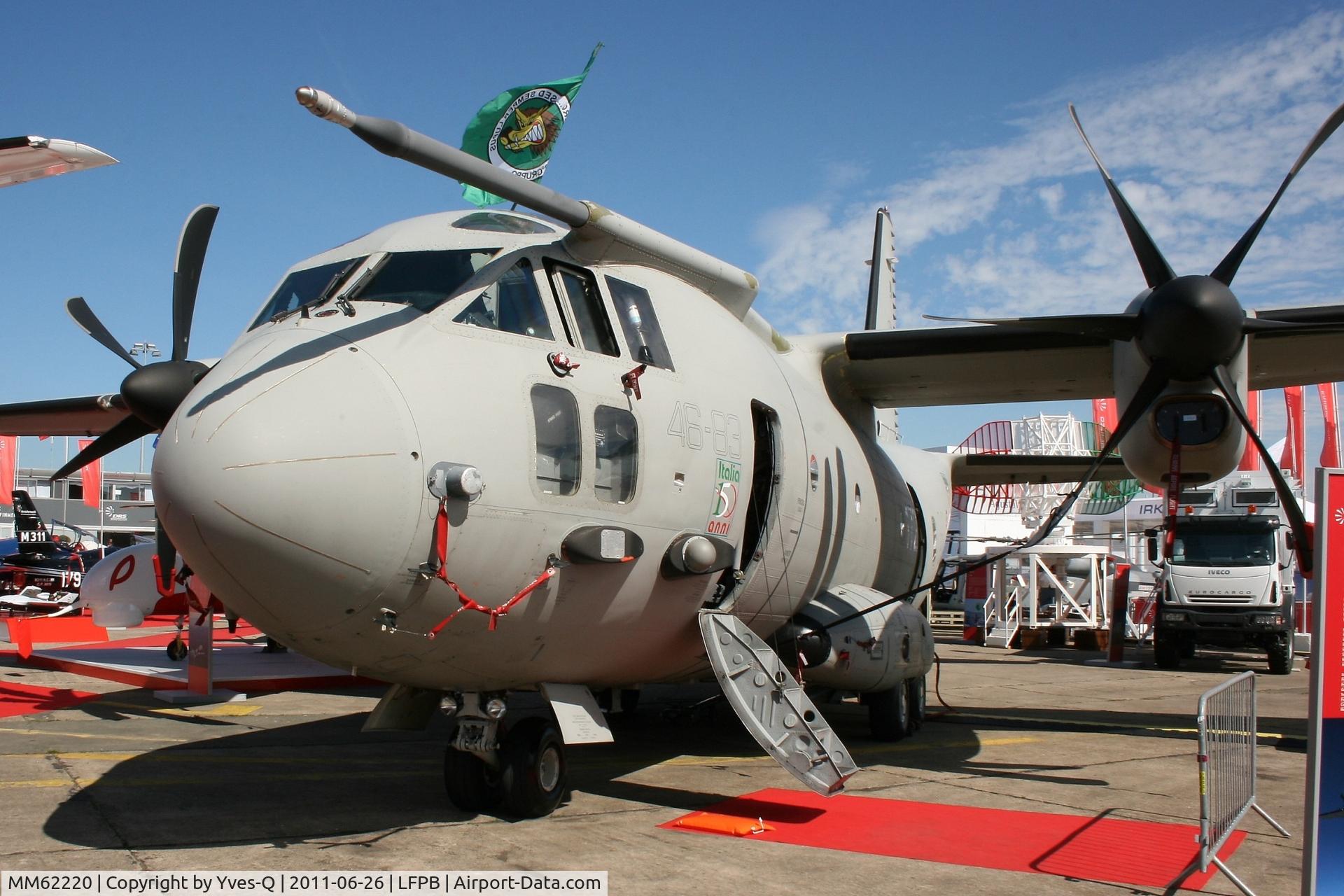 MM62220, Alenia MC-27J Praetorian C/N 131, Finmecanicca Alenia C-27 J Spartan, Paris Le Bourget Static Display(LFPB-LBG)