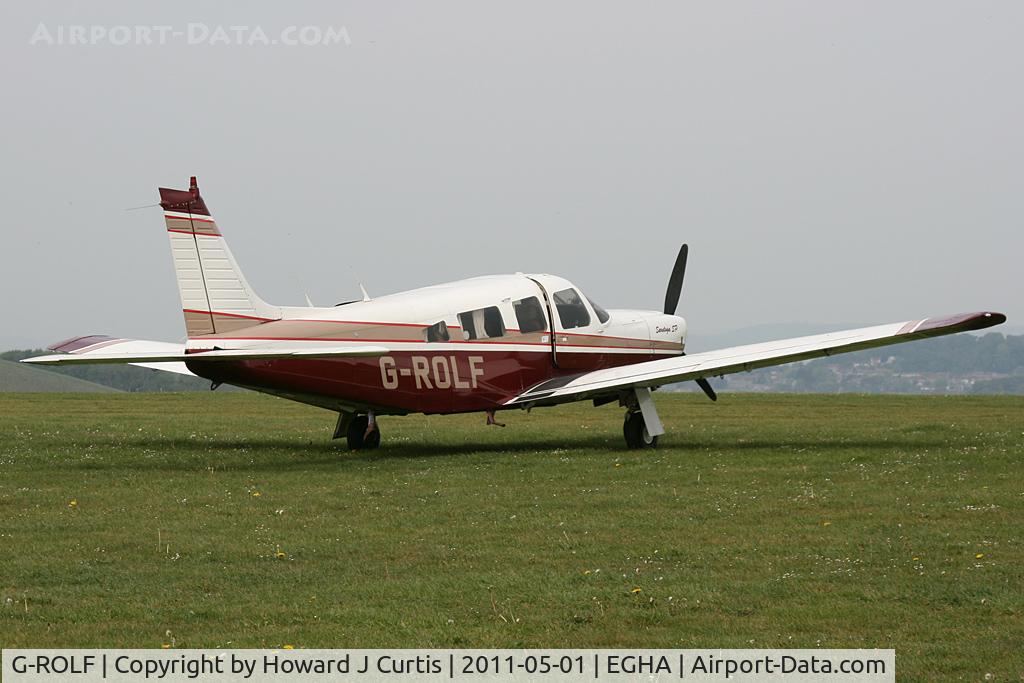G-ROLF, 1980 Piper PA-32R-301 Saratoga SP C/N 32R-8113018, Privately owned.