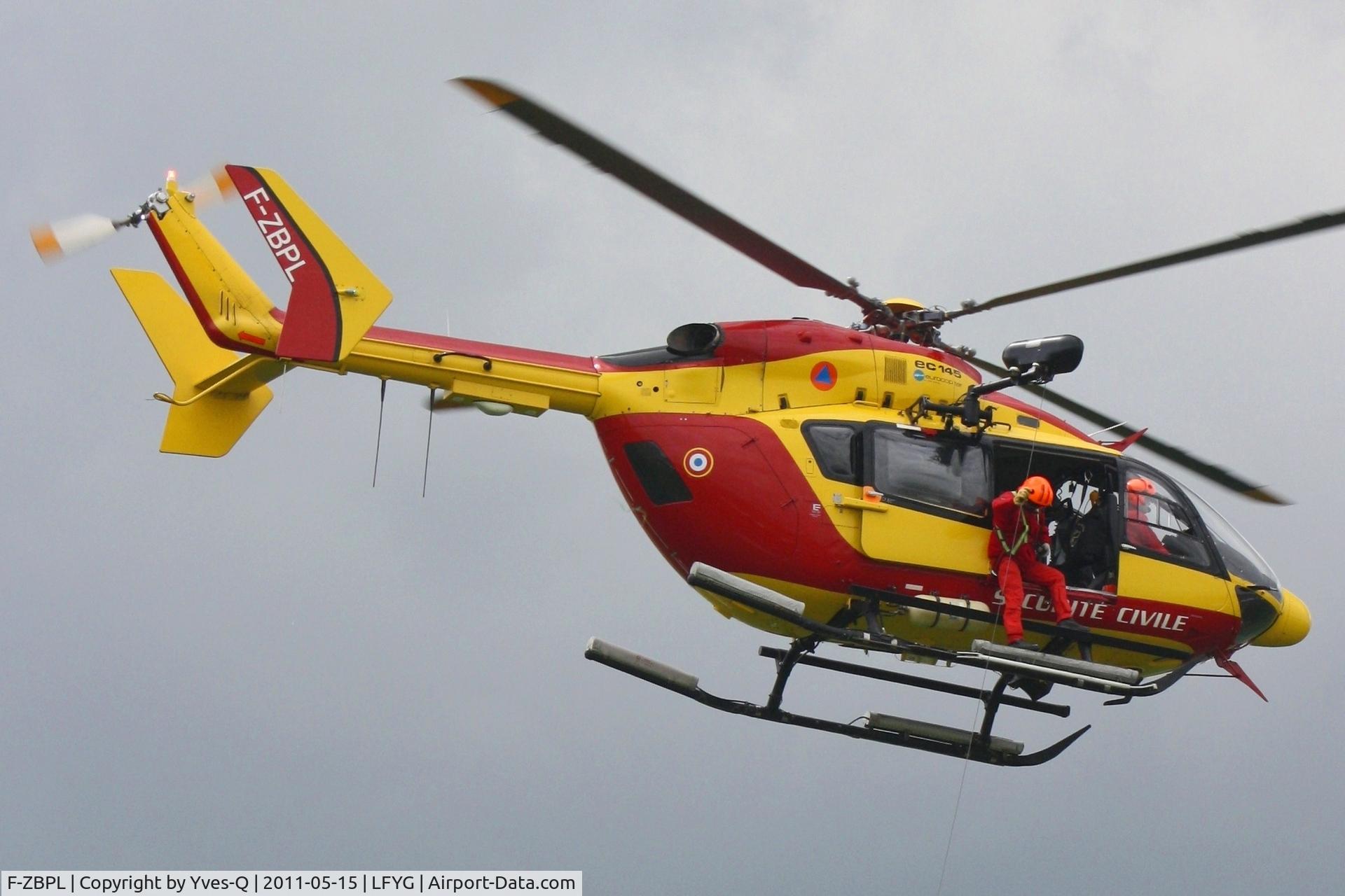 F-ZBPL, Eurocopter-Kawasaki EC-145 (BK-117C-2) C/N 9021, Eurocopter-Kawasaki EC-145 (BK-117C-2), On display, Cambrai-Niergnies Airfield (LFYG) open day 2011