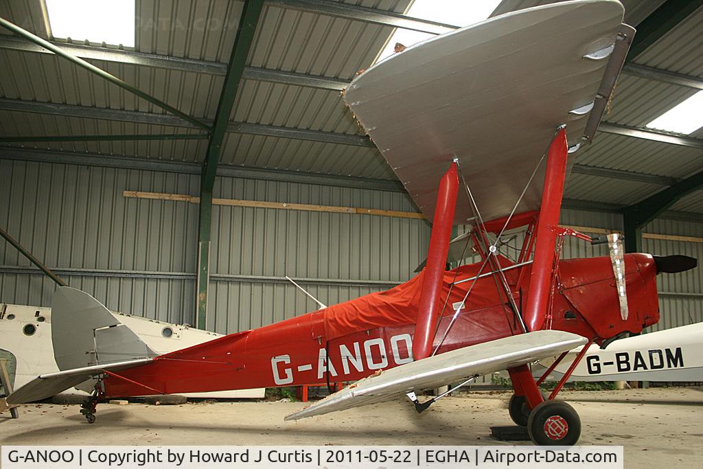 G-ANOO, 1942 De Havilland DH-82A Tiger Moth II C/N 85409, A resident here.