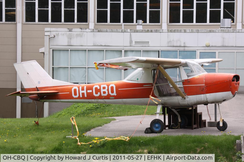 OH-CBQ, 1969 Reims F150J C/N 0526, Outside the Finnish Aviation Museum (Suomen Ilmailumuseo).