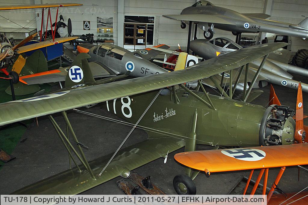 TU-178, 1937 Valtion Tuisku C/N 29, Ex Finnish Air Force. On display at the Finnish Aviation Museum (Suomen Ilmailumuseo).