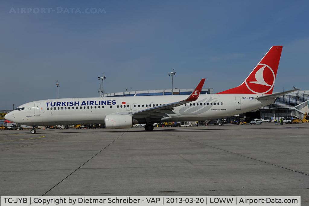 TC-JYB, 2011 Boeing 737-9F2/ER C/N 40974, Turkish Airlines Boeing 737-900