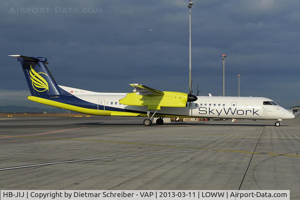 HB-JIJ, 2007 Bombardier DHC-8-402 Dash 8 C/N 4184, Sky Works Dash 8-400