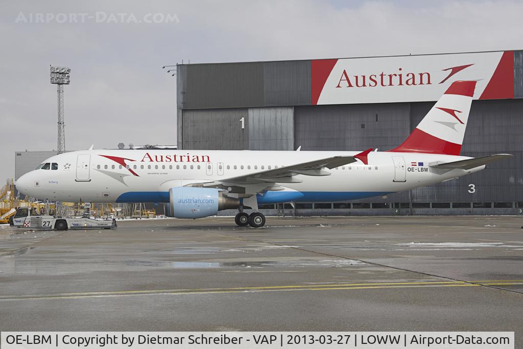 OE-LBM, 2001 Airbus A320-214 C/N 1504, Austrian Airlines Airbus 320