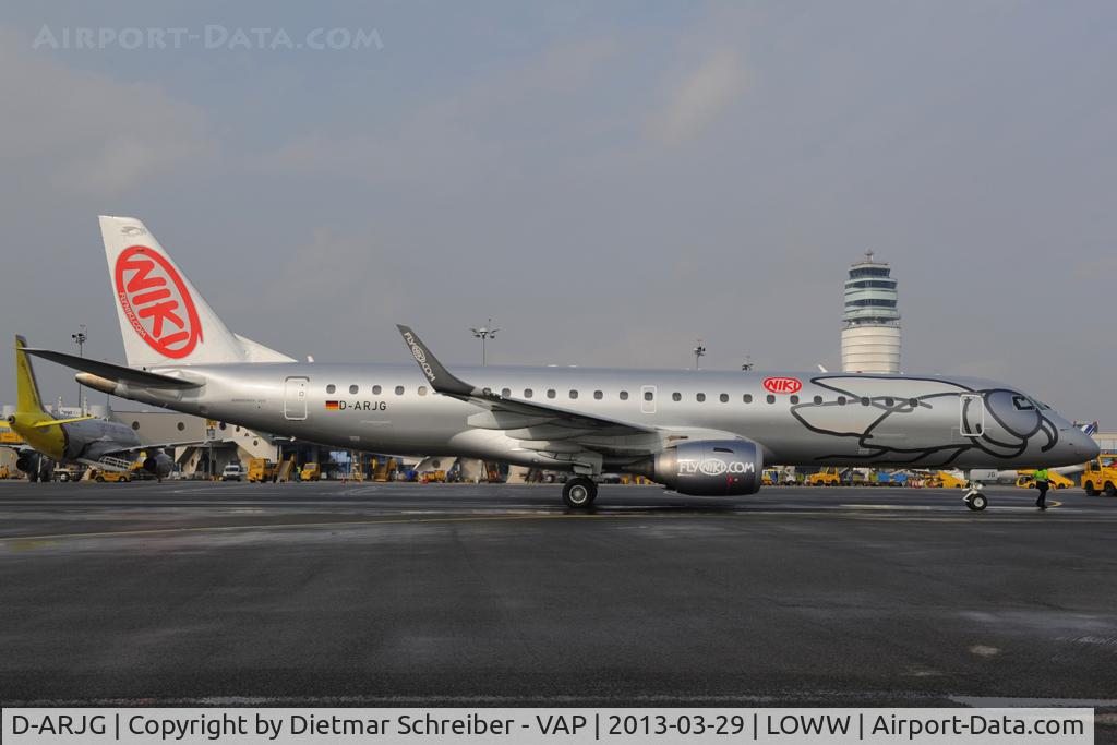 D-ARJG, 2011 Embraer 190LR (ERJ-190-100LR) C/N 19000435, Niki Embrear 190