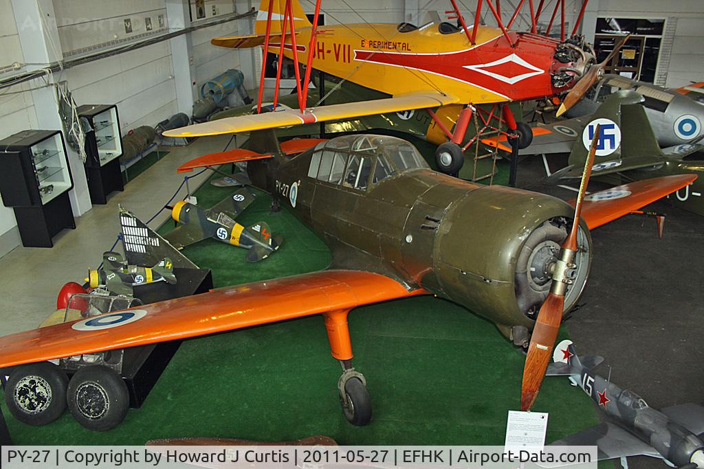 PY-27, 1941 Valtion Pyry II C/N 26, Ex Finnish Air Force. On display at the Finnish Aviation Museum (Suomen Ilmailumuseo).