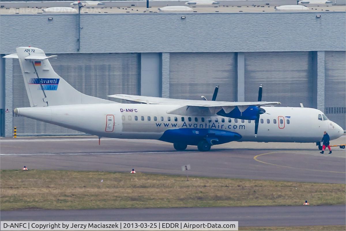 D-ANFC, 1992 ATR 72-202 C/N 237, ATR 72-202