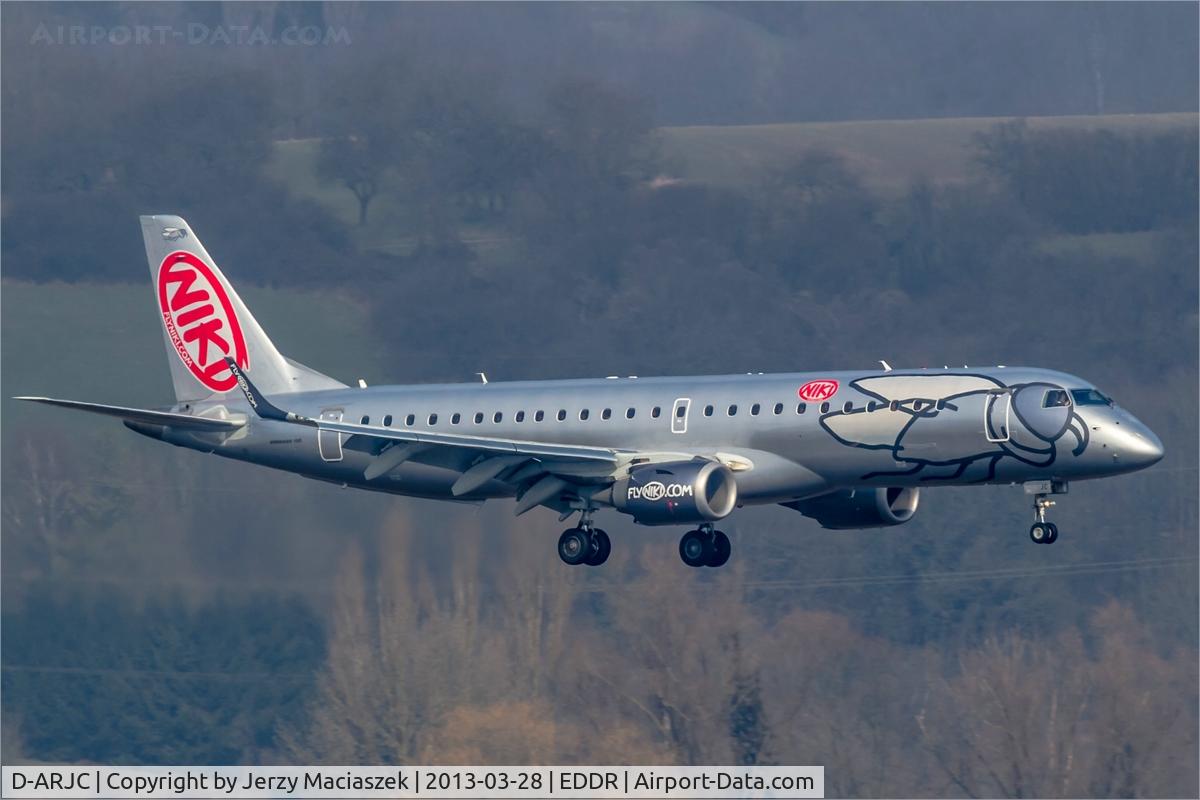 D-ARJC, 2010 Embraer 190LR (ERJ-190-100LR) C/N 19000349, Embraer ERJ-190-100LR