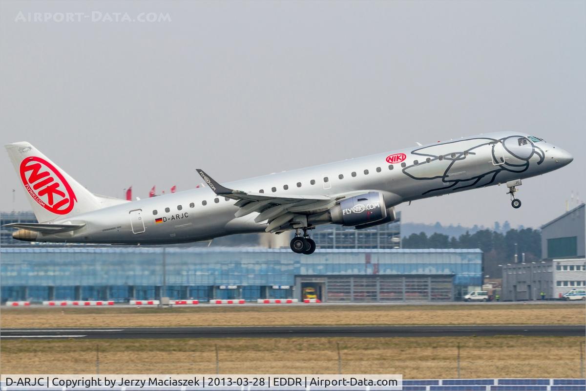 D-ARJC, 2010 Embraer 190LR (ERJ-190-100LR) C/N 19000349, Embraer ERJ-190-100LR