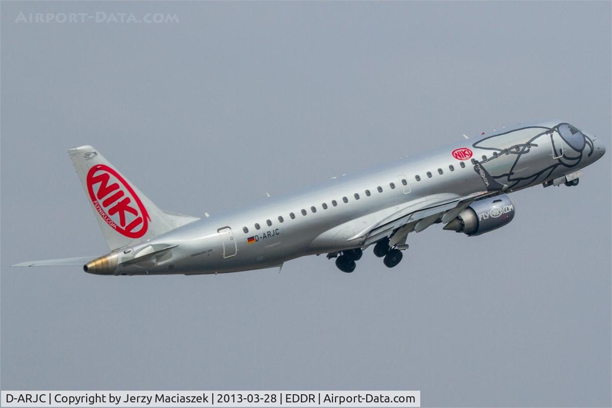 D-ARJC, 2010 Embraer 190LR (ERJ-190-100LR) C/N 19000349, Embraer ERJ-190-100LR