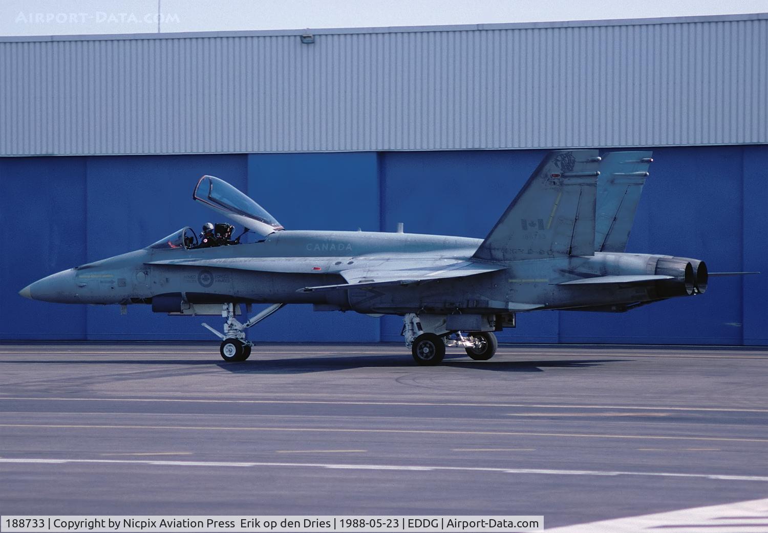 188733, McDonnell Douglas CF-188A Hornet C/N 0247/A196, Canadian, 439 sqn, CF-188A at FMO