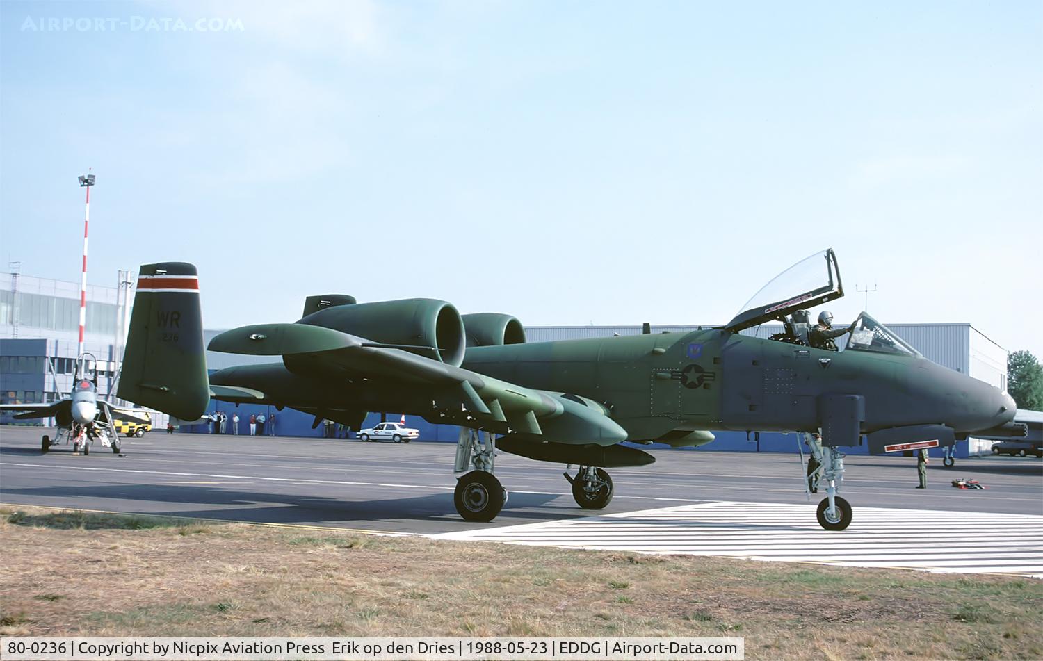 80-0236, Fairchild Republic OA-10A Thunderbolt II C/N A10-0586, 80-0236 was a second A-10 present